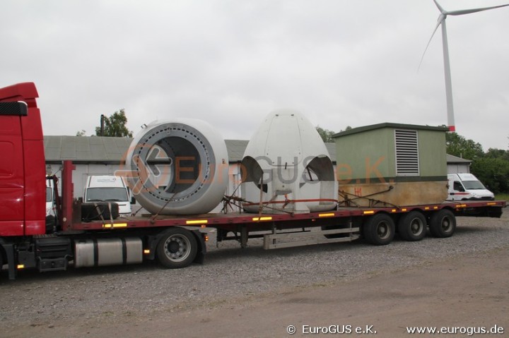 Windkraftanlage Schwertransport Russland Kasachstan