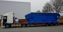 Transporte von Müllverarbeitungsanlagen nach Osteuropa