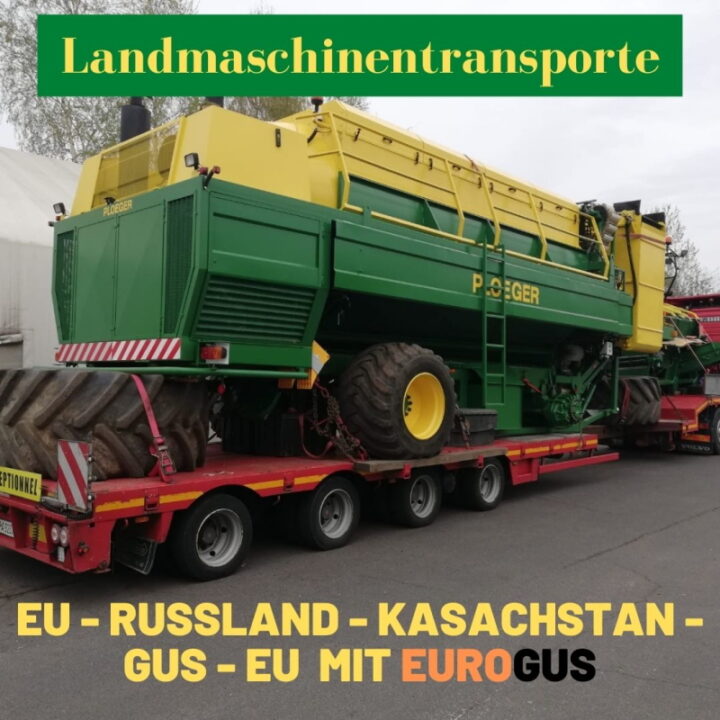 Landmaschienentransporte